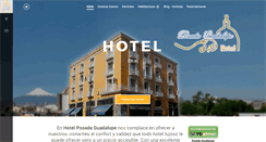 Desktop Screenshot of hotelposadaguadalupe.com.mx